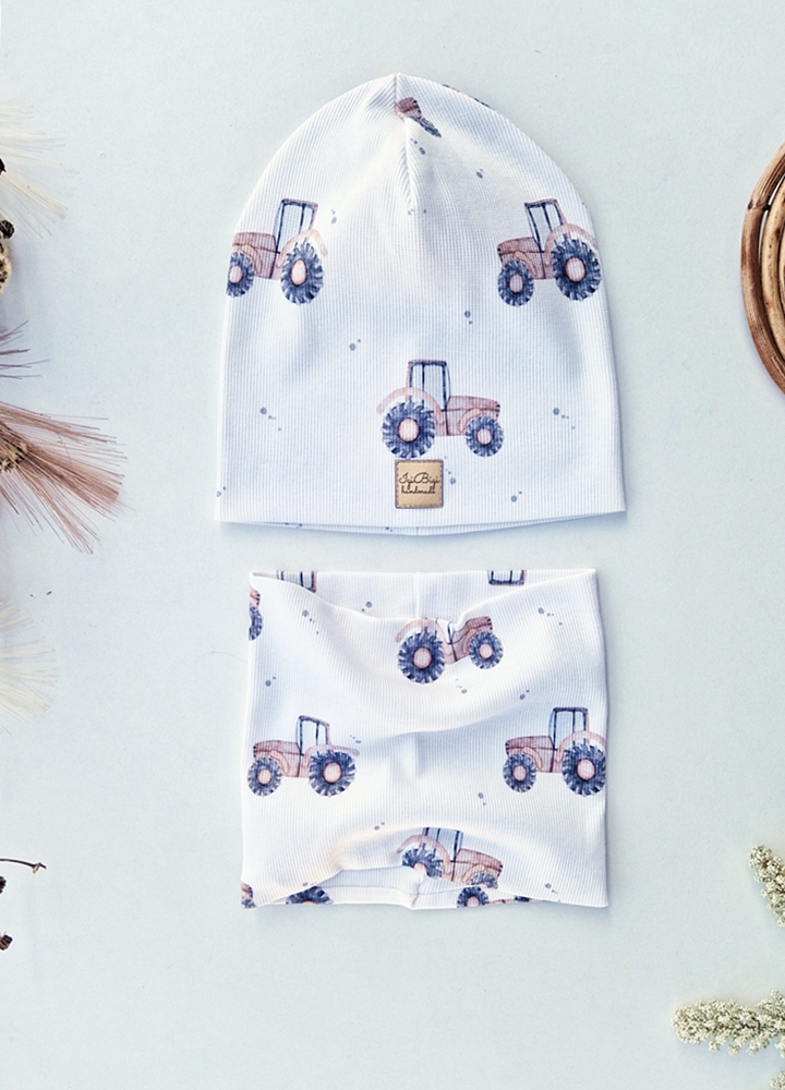 Czapka prążkowana TRAKTORKI