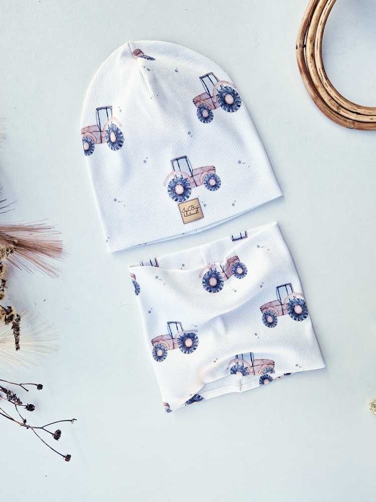 Czapka prążkowana TRAKTORKI