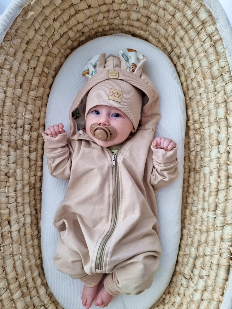 KOMBINEZON dresowy BOY bezowy