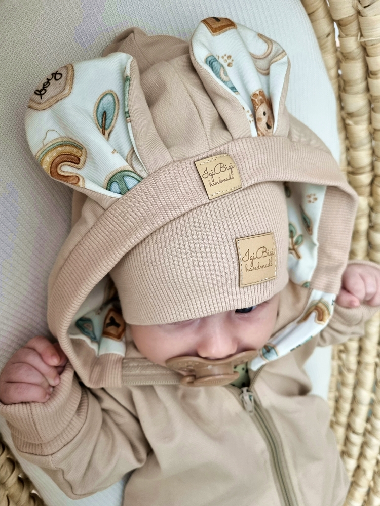 KOMBINEZON dresowy BOY bezowy