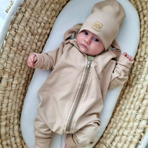 KOMBINEZON dresowy BOY bezowy