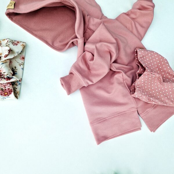 BLUZA DINO ciemny brudny róż