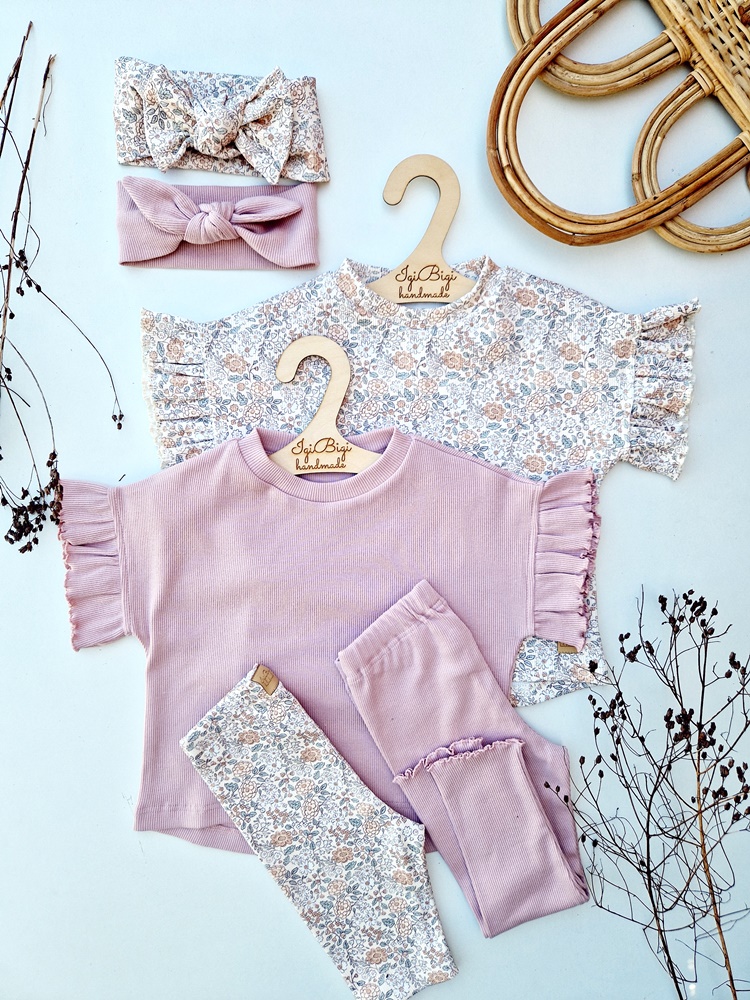 KOMPLET dziewczęcy letni WYPRZEDAŻ