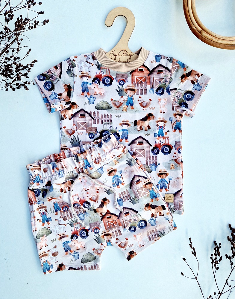 KOMPLET chłopięcy letni WYPRZEDAŻ