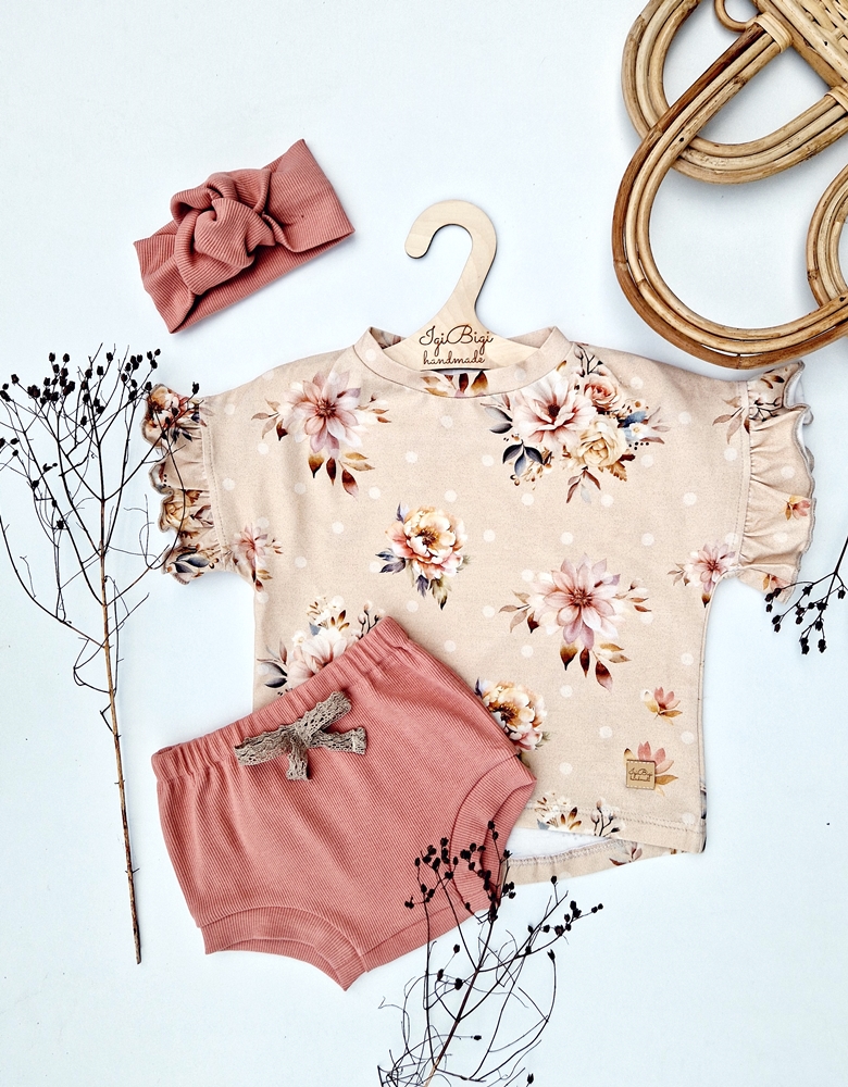 KOMPLET dziewczęcy letni WYPRZEDAŻ