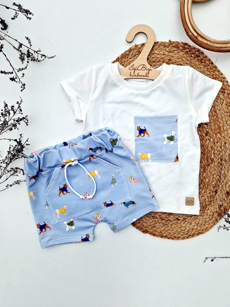 KOMPLET chłopięcy letni WYPRZEDAŻ