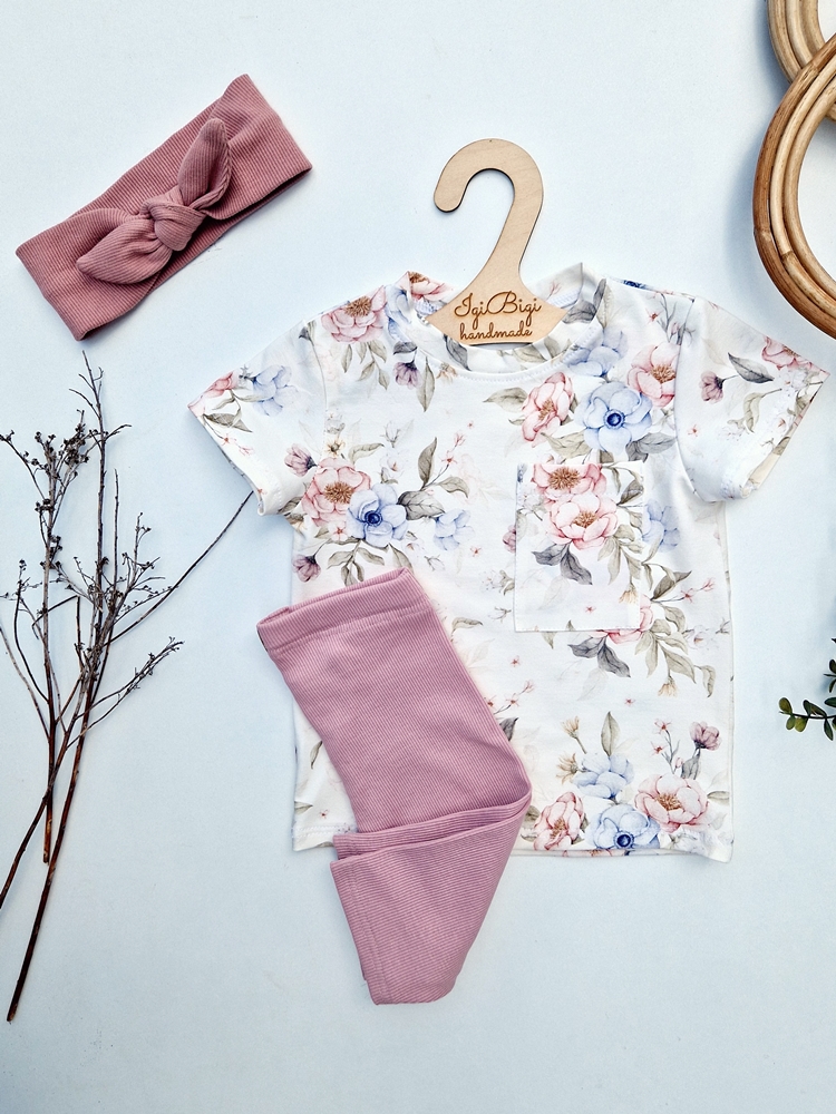 KOMPLET dziewczęcy letni WYPRZEDAŻ