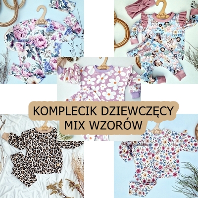 KOMPLET dziewczęcy DŁUGI WYPRZEDAŻ