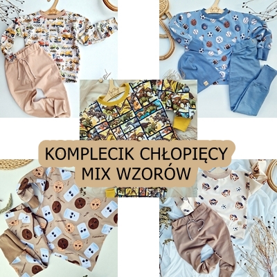KOMPLET chłopięcy DŁUGI WYPRZEDAŻ
