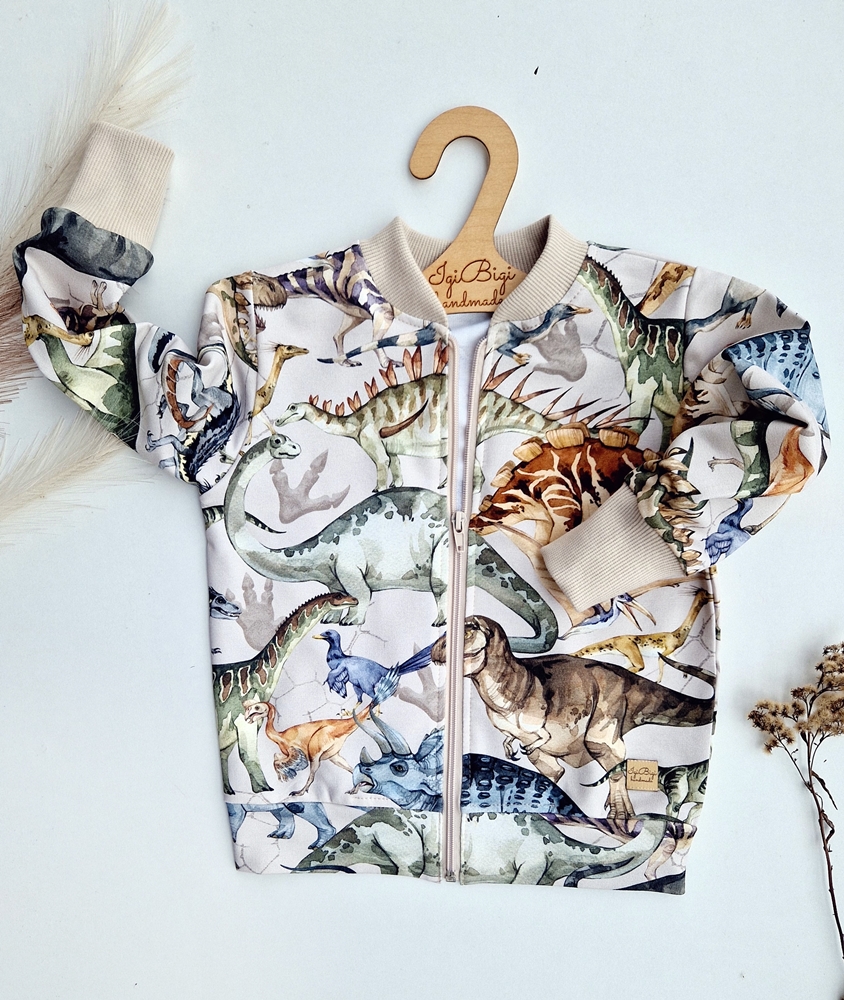 BOMBERKA zamek DINOZAURY na beżu II