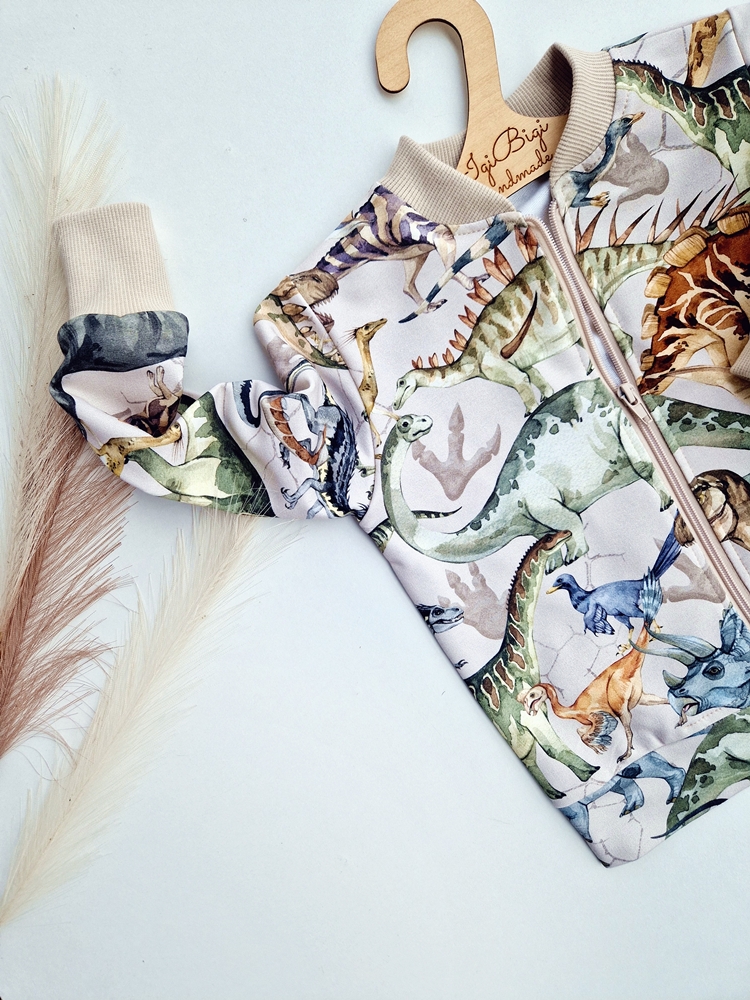 BOMBERKA zamek DINOZAURY na beżu II