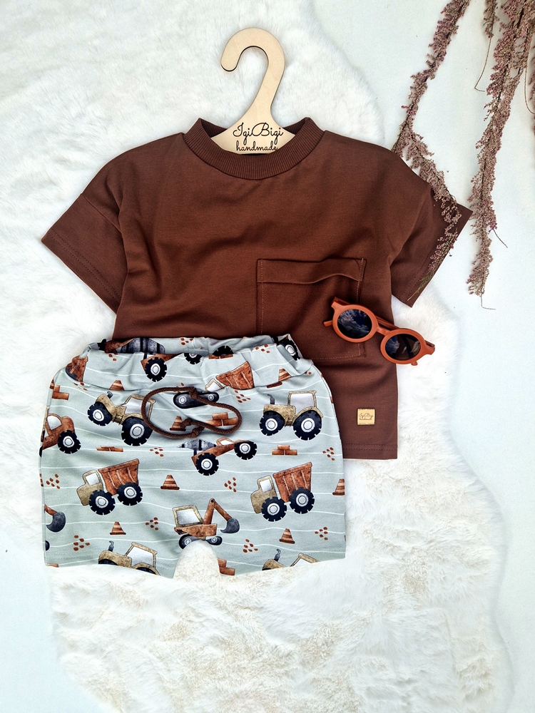 BLUZECZKA oversize LEKKA jersey KIESZONKA pralina