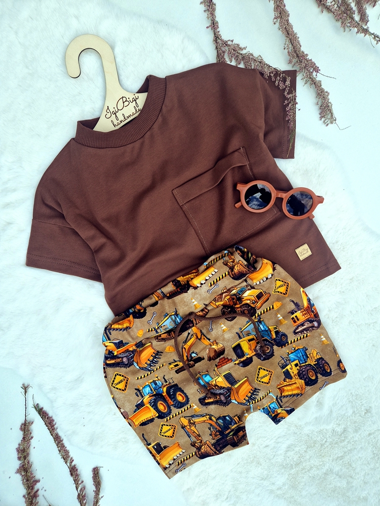 BLUZECZKA oversize LEKKA jersey KIESZONKA pralina