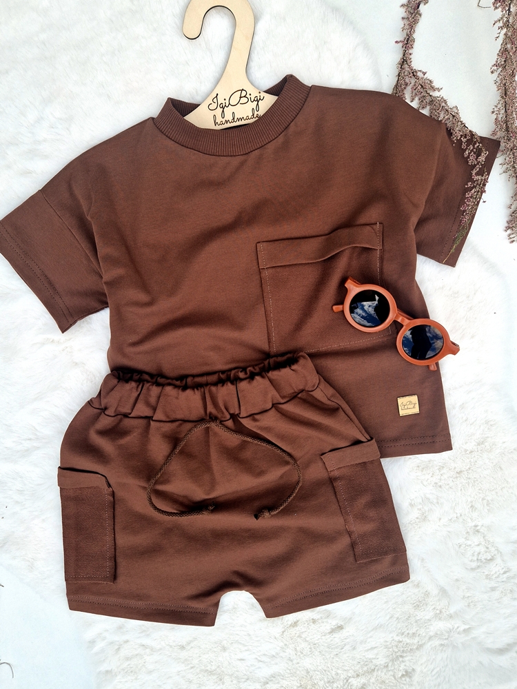 BLUZECZKA oversize LEKKA jersey KIESZONKA pralina