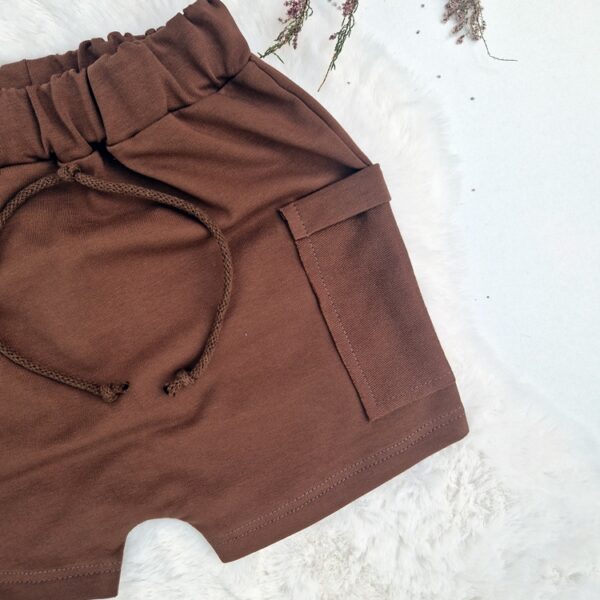 SPODENKI chłopięce PRALINA kieszonki boki