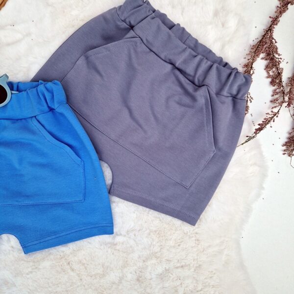 SPODENKI chłopięce POPIEL kieszonka