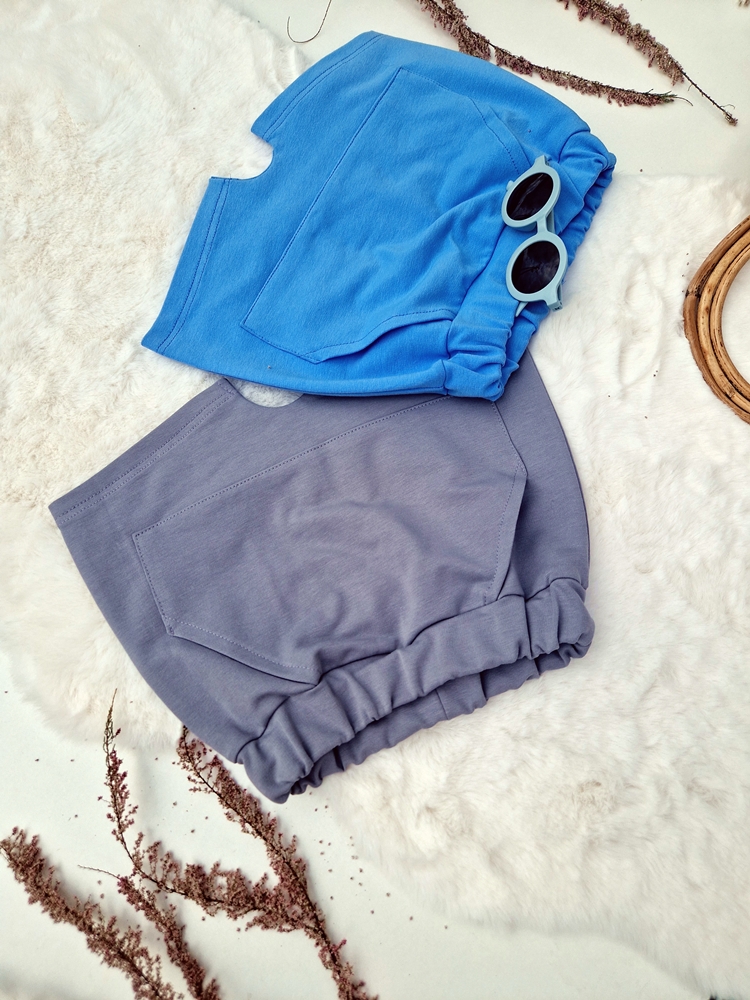 SPODENKI chłopięce POPIEL kieszonka