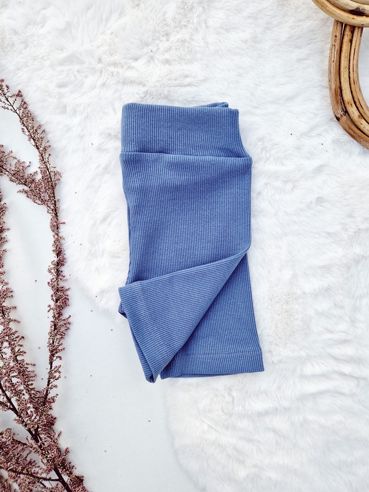 KOLARKI prążkowane KOLOR : BRUDNY NIEBIESKI