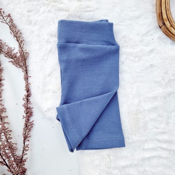 KOLARKI prążkowane KOLOR : BRUDNY NIEBIESKI