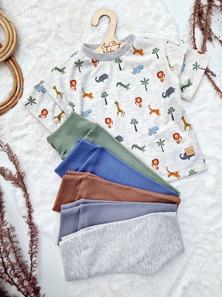 KOLARKI prążkowane KOLOR : ORZECH