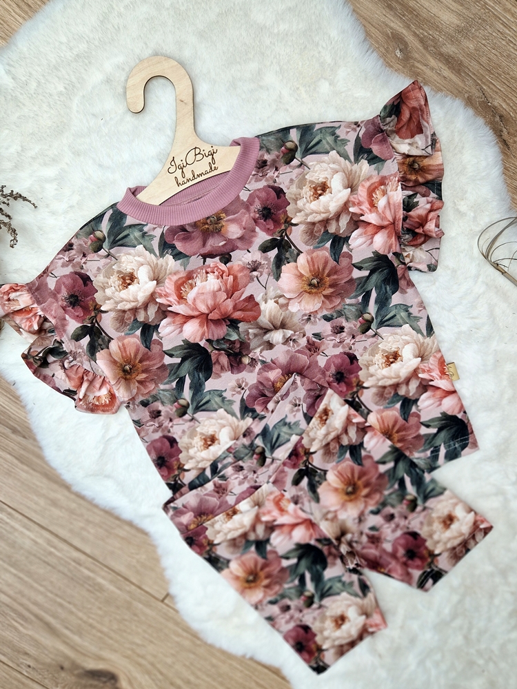 KOMPLECIK bluzeczka oversize+ kolarki DARK FLOW