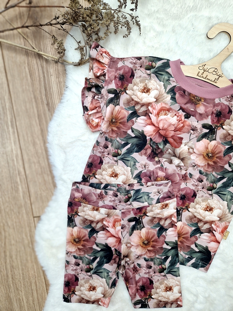 KOMPLECIK bluzeczka oversize+ kolarki DARK FLOW