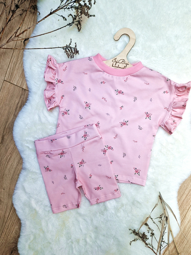 KOMPLECIK bluzeczka oversize+ kolarki CANDY FLOW