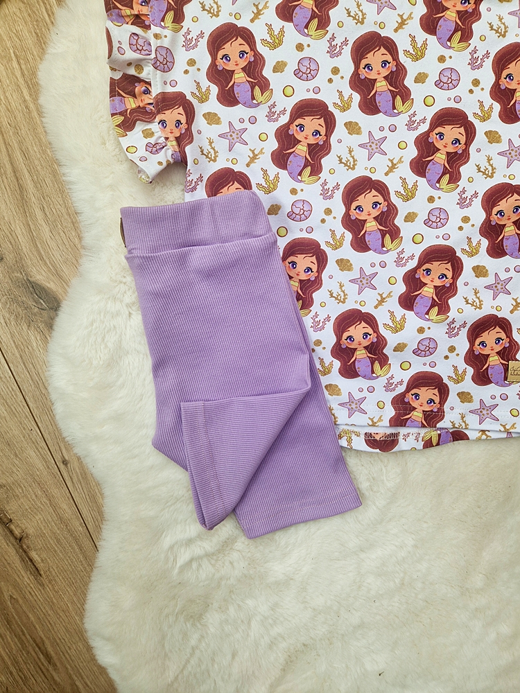 KOMPLECIK bluzeczka oversize SYRENKI + kolarki LILJA