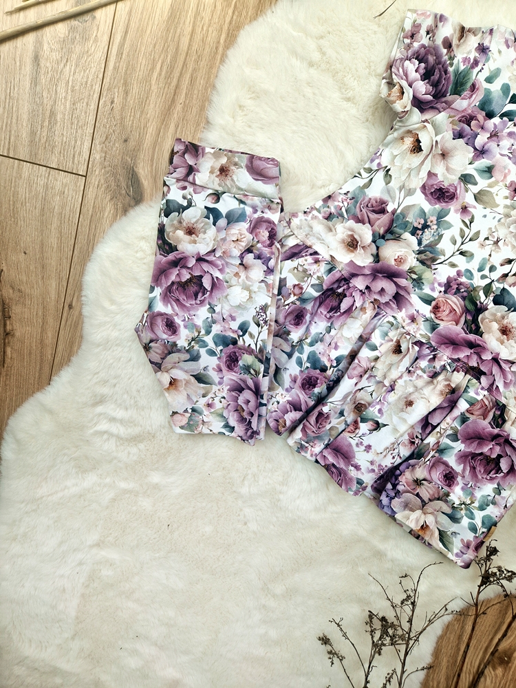 TUNICZKA baskinka + kolarki PURPLE FLOW