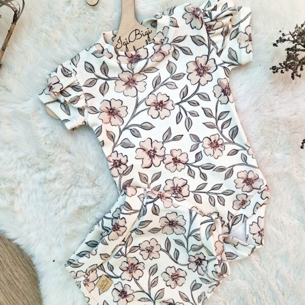 Body + majtalaski BEIGE FLOW RETRO