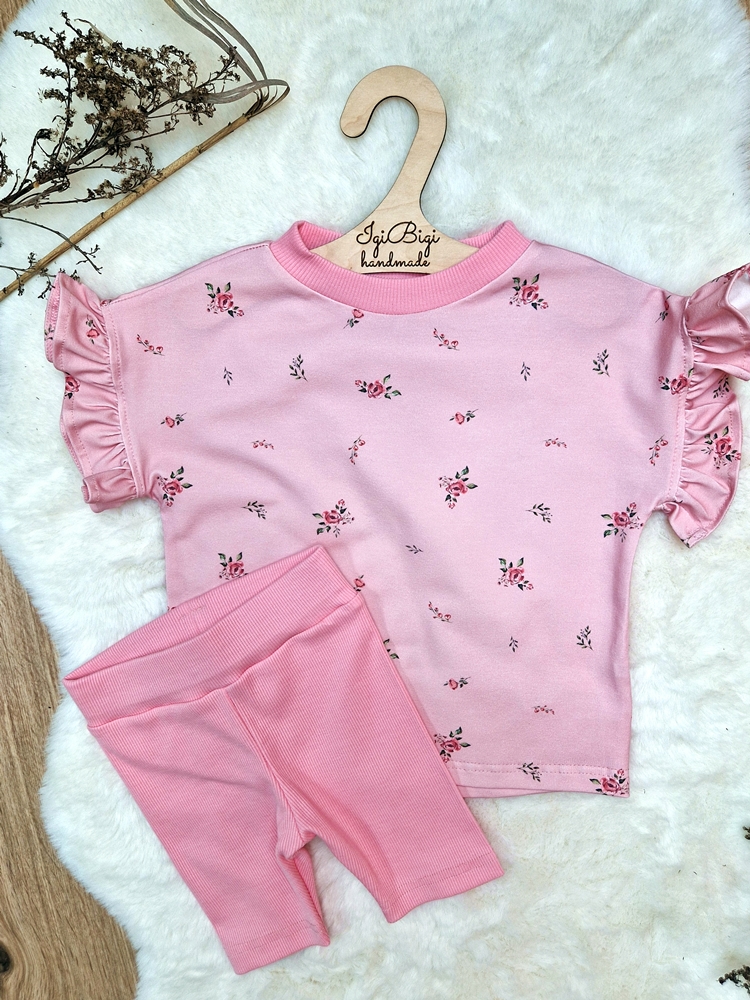 KOMPLECIK bluzeczka oversize CANDY FLOW + kolarki cukierek
