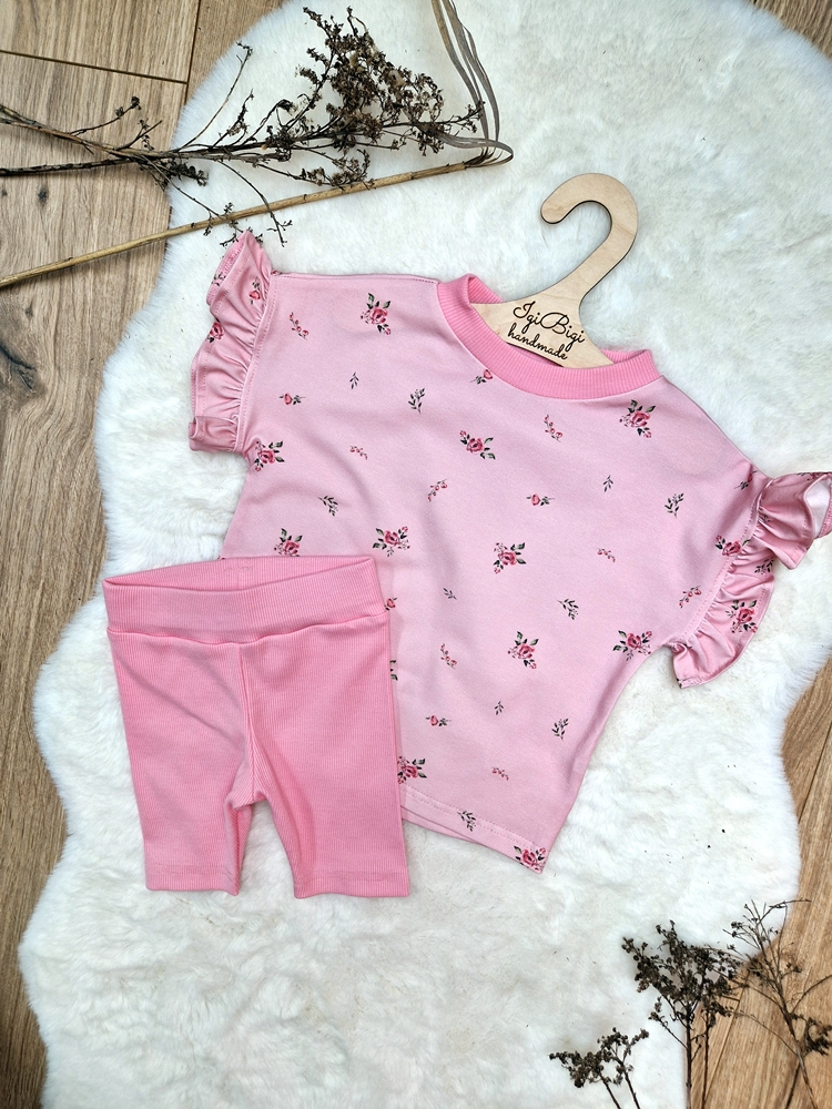 KOMPLECIK bluzeczka oversize CANDY FLOW + kolarki cukierek