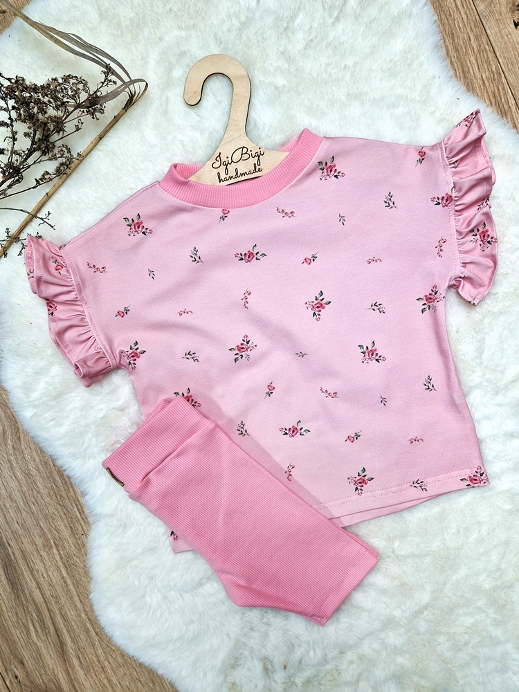 KOMPLECIK bluzeczka oversize CANDY FLOW + kolarki cukierek