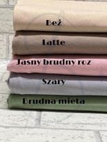 KOMPLECIK BASIC bluzeczka oversize KIESZONKA + kolarki 5KOLORÓW