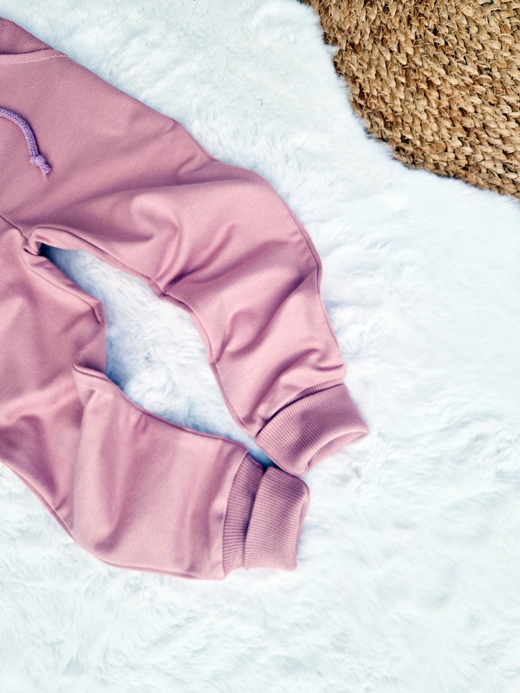 SPODNIE DRESOWE klasyczne CIEMNY BRUDNY RÓŻ