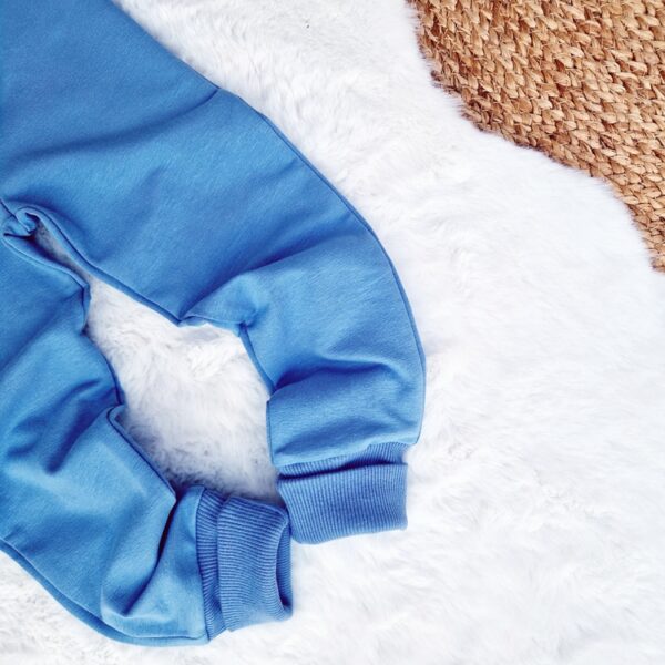 SPODNIE DRESOWE klasyczne BRUDNY NIEBIESKI