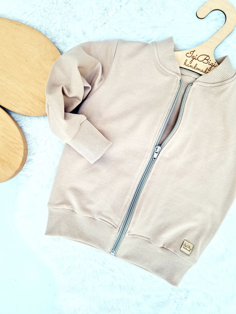 BOMBERKA zamek BEŻ KLASYCZNY