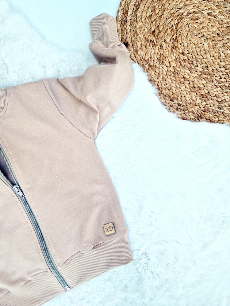 BOMBERKA zamek BEŻ KLASYCZNY