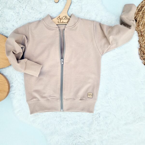 BOMBERKA zamek BEŻ KLASYCZNY