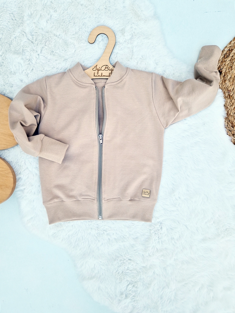 BOMBERKA zamek BEŻ KLASYCZNY