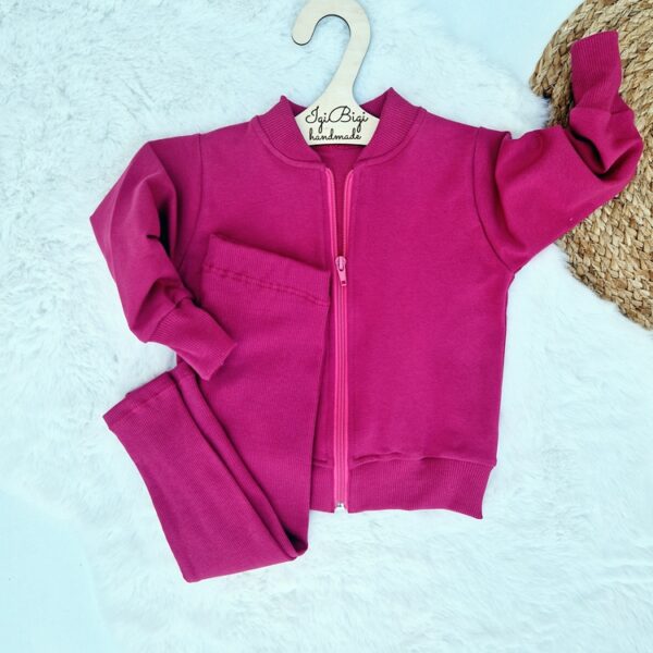 KOMPLET bomberka + LEGGINSY prążkowane MALAGA