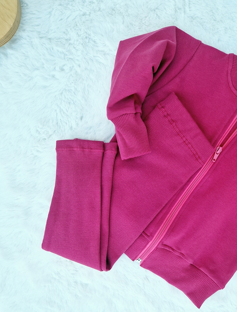 KOMPLET bomberka + LEGGINSY prążkowane MALAGA