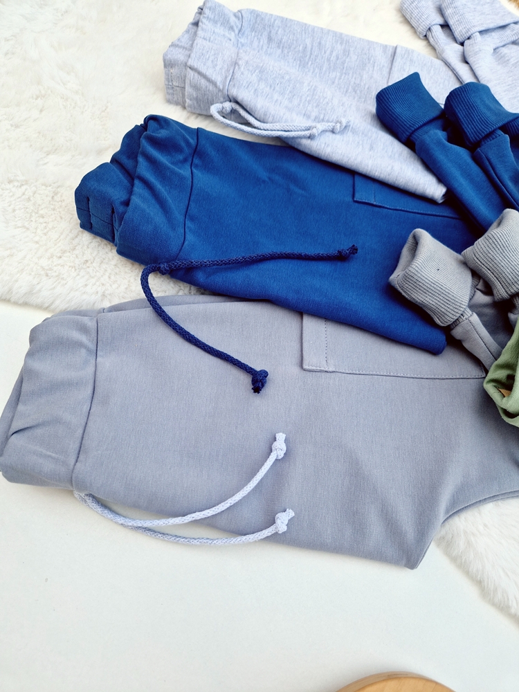 SPODNIE ala bojówki BASIC POPIEL