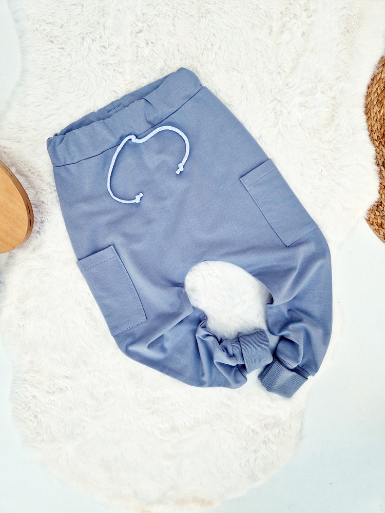 SPODNIE ala bojówki BASIC POPIEL