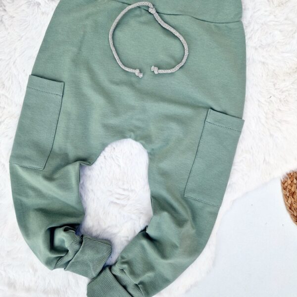 SPODNIE ala bojówki BASIC BRUDNA MIĘTA