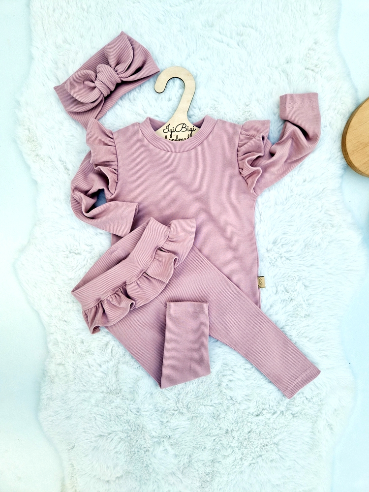 LEGGINSY prążkowane BASKINKA KOLORY