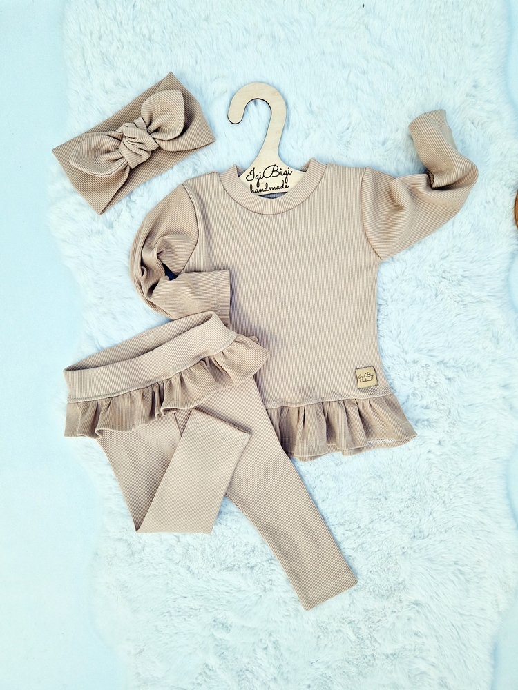 LEGGINSY prążkowane BASKINKA KOLORY