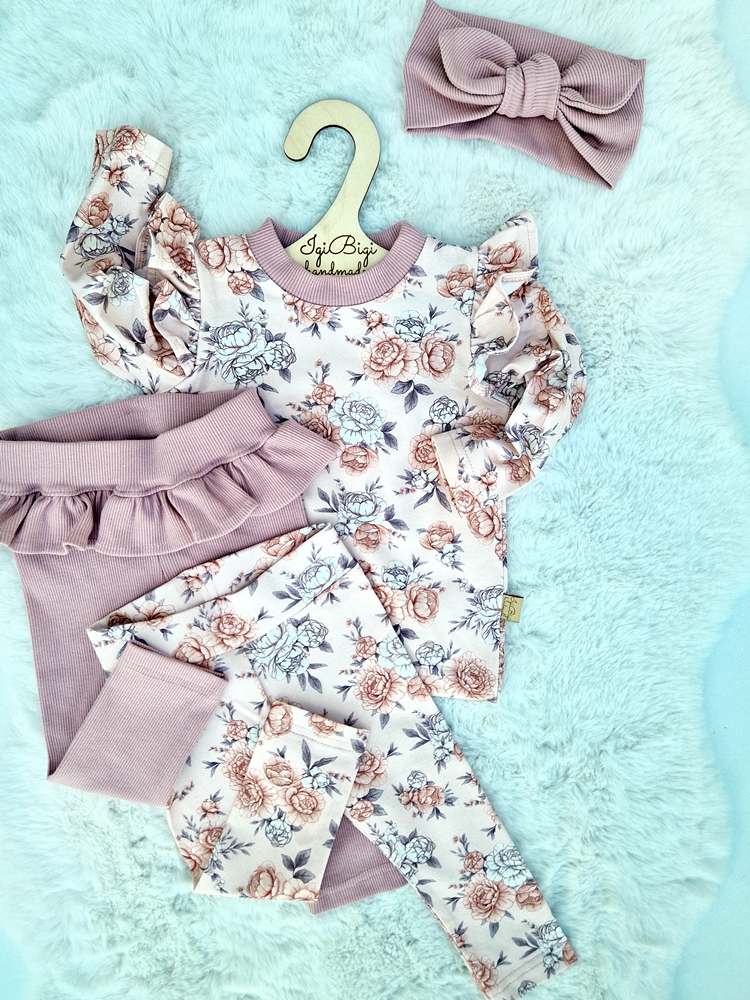 LEGGINSY prążkowane BASKINKA KOLORY