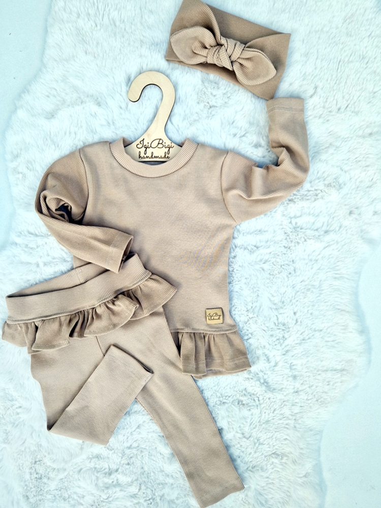 LEGGINSY prążkowane BASKINKA KOLORY