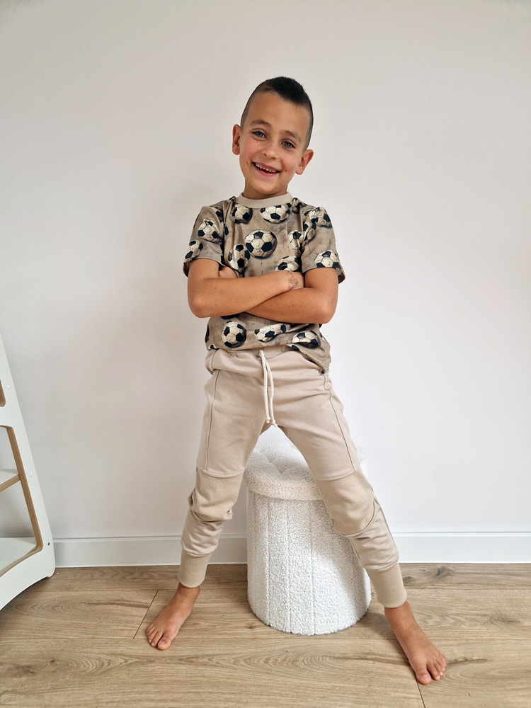 Spodnie JOGGERSY jasny beż